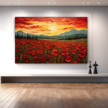 Painting of Poppies